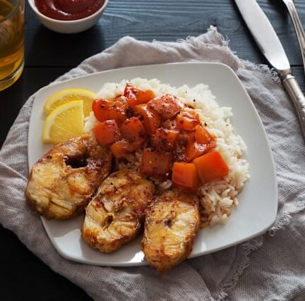 Baked Salmon Rice Bowl