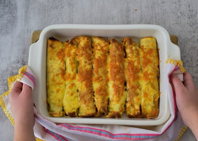 Recipe for Mexican beef enchiladas