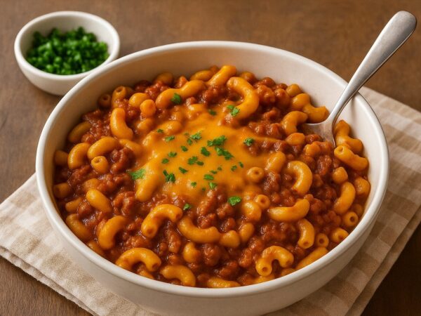 Classic Chili Mac Recipe for Four